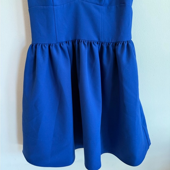 Blue Sleeveless Dress nwt gorgeous size 8 - Picture 5 of 7